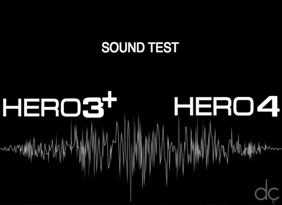 Sound Test GoPro 3+ oraz GoPro 4 black