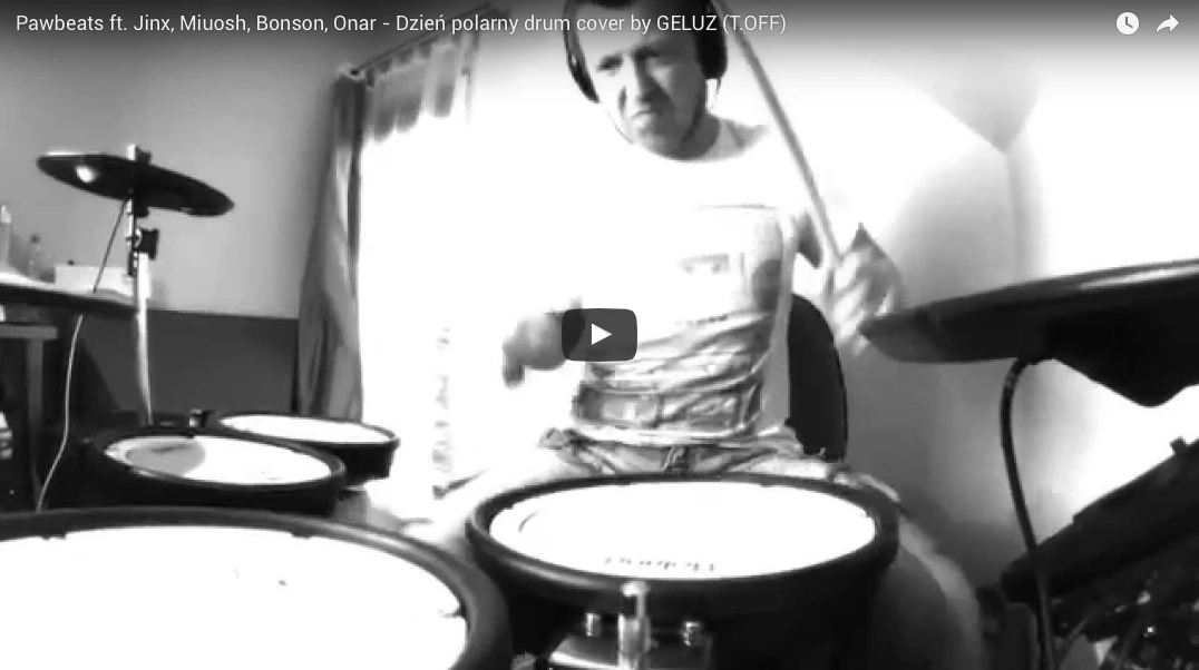 Pawbeats ft. Jinx, Miuosh, Bonson, Onar – Dzień polarny drum cover by GELUZ